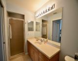 Master bathroom.